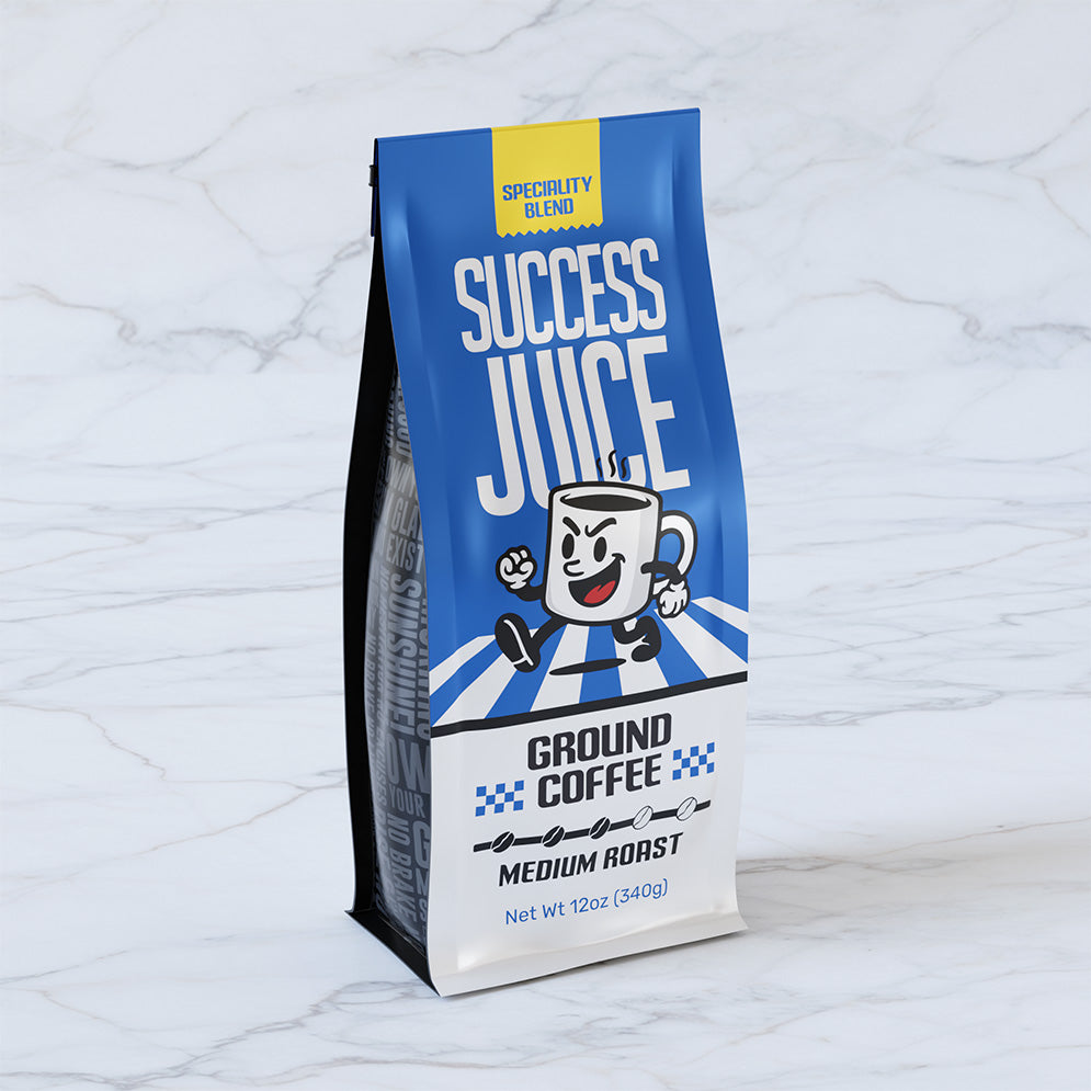 success juice ground coffee