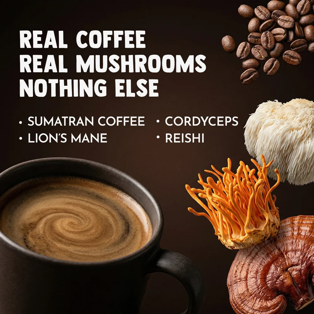 Mushroom coffee ingredients